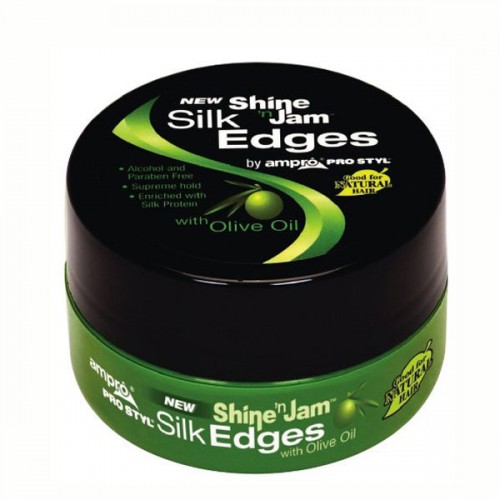 Ampro Pro Styl Shine N Jam Silk Edges 2oz Ampro Pro Styl Shine N Jam Silk Edges 2oz